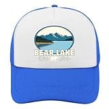 Bear Lake Idaho Travel Vacation Hats for Men Baseball Cap Aesthetic Washed Dad Hat Adjustable RoyalBlue