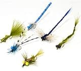 Outdoor Planet 12 Effective Dragonfly and Damsel Fly Fishing Flies | Dry, Wet, Nymph Flies | Trout, Bass, Bluegill, Panfish, Browns and Rainbows