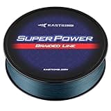 KastKing Superpower Braided Fishing Line,Low-Vis Gray,30 LB,327 Yds