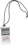 Pacific Catch Fishing License Lanyard Holder, White