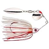 Strike King Bleeding Bait Mini-King Spinnerbait (Bleeding White, 0.125-Ounce)