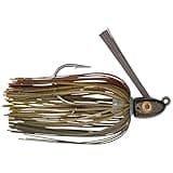Strike King Hack Attack Heavy Cover Swim Jig Fishing Lure, Skirted Jig, Heavy Weed Guard, 5/0 Gamakatsu Extra-Strong Siwash Hook