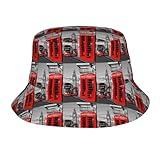 WURTON England UK London Telephone Print Unisex Bucket Hat
