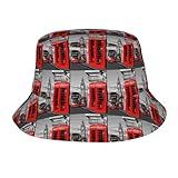 WURTON England UK London Telephone Print Unisex Bucket Hat