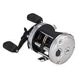 Abu Garcia Ambassadeur C3 Conventional Reel, Size 6500 (1292722), 3 Stainless Steel Ball Bearings + 1 Roller Bearing, Carbon Fiber Star Drag, Max of 15lb | 6.8kg,Silver