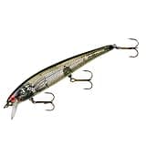 Bomber Lures Long Slender Minnow Jerbait Fishing Lure, Freshwater Fishing Lures, Fishing Gear and Accessories, 4 1/2", 1/2 oz, Silver Flash Green Back, (B15AXSIG)