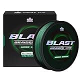 HANDING Blast Braided Fishing Line - BFS Fishing Line - Water and Abrasion Resistant - No Stretch - Colored Fishing Line Braid for Extra Visibility (Pre-Wet Before Knot Tightening)