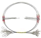 YOTO Fishing Tackle Leaders,Hi-Low Rig,Double Arms Saltwater Stainless Steel Leader with Swivels,High-Strength Fish Wire Gear Equipment, Fishing Gift