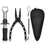 Sidomma Fishing Pliers and Gripper Set, Fishmen Must Have Fishing Gear and Equipment, Fishing Accessories, Fishing Tool Flyfishing Gear Ice Fishing Gear Fishing Gifts for Men