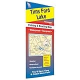 Tims Ford Lake Fishing Map