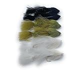 Set of six Articulated Streamers for fly fishing. bass, trout and all freshwater fish species 3.5'' long, three most popular color combination