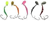 KOKOPROS Kokanee Salmon Finished Jeweled Rings - Durable Plastic with Vibrant Colors - Ideal for Fishing - 5 Pack