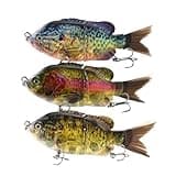 UOZAZE Bluegill swimbait, Fishing lures Freshwater and Saltwater, glide bait for bass, Bluegill lifelike jointed swimbait for Bass Walleye, ‎Slow Sinking Bass Fishing Lure, Gifts for men, Bass fishing