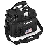 KastKing Karryall Fishing Tackle Bags for Saltwater or Freshwater Fishing - Water Resistant Material - Fishing Gear Storage - Medium Black