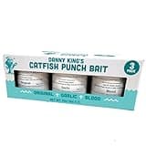Danny King Variety 3 Pack - Original | Garlic | Blood | Catfish Punch Bait