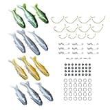 Banjo Minnow 102 Piece Kit + Lifelike Lure for All Fish