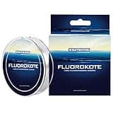 KastKing FluoroKote Fishing Line 100 Percent Pure Fluorocarbon Coated 4LB 300Yds 274M Premium Spool Clear