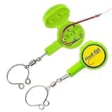 2023 Updated Design Hook Eze Fishing Gear Knot Tying Tool | Pack of 2 | Protect from Fish Hooks | Cool Gadgets | Ice & Fly Tie Fishing Gifts for Beginner Anglers - Green