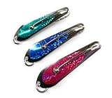(3 Pack) Saltwater Trolling Spoons 3". Dolphin Mahi Tuna Dorado Spanish and King Mackerel Saltwater Fishing Lures. Nearshore and Offshore Big Game Fishing Spoon Lures.