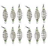 24Pcs Fishing Bait Trap Cage Feeder Basket Holder Coarse Lure Feeder Carp Lure Fish Accessories