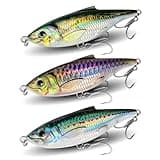 GULULUT Fishing Lures for Freshwater Saltwater, Lipless Crankbait for Up Water Layer, Lifelike Fishing Baits to Improve Fishing Efficiency, Suitable for Bass Trout Catfish Pike Walleye, Gift for Man