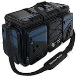 Reaction Tackle Fishing Tackle Bag – Salt Water Resistant Tackle Box Bag, 1000D PVC Waterproof Material, Durable Liner, Removable Dividers, for 3600 or 3700 Trays, XL Bag