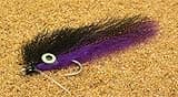 Saltwater Mullet Fishing Fly - Tarpon, Snook & Reds - 3 Pack - Hook #3/0 (3ct Purple Mullet - #3/0)