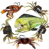 MTMYG MoonBeam Multiple Simulated Fishing Soft Bait Swimbaits, 5 Pcs/3 Colors, Slow Sinking Swimming Lures, Freshwater and Saltwater, Stable and Tempting