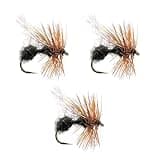 Fly Fishing Flies by Colorado Fly Supply - Terrestrial and Ant Fly Patterns - Alpine Ant - Fly Fishing Trout Flies - 3-Pack of Flies - Hook Size 16 - Fishing Lures and Top Water Flies