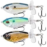 TRUSCEND Top Water Fishing Lures with BKK Hooks