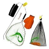 SPEARFISHING WORLD Lobster Catching Kit for Snorkeling & Scuba Diving Includes Net, Tickle Stick, Gauge & Bag