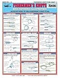 Quick Reference Fishing Knots #1 - Waterproof Guide to 18 Essential Fishing Knots | Portable & Built to Last | Double-Sided Easy to Read Diagrams | Fishermen's Knot Tying #1