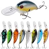 YONGZHI Fishing Lures Shallow Deep Diving Swimbait Crankbait Fishing Wobble Multi Jointed Hard Baits for Bass Trout Freshwater and Saltwater