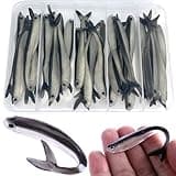 LURESMEOW Fishing Soft Plastic Lures, Paddle Tail Swim Baits for Bass Fishing,Paddle Tail Swimbaits for for Bass Trout Walleye Lures, 30pcs Soft Plastic Baits with Box