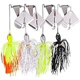 Sougayilang Fishing Lures Buzzbait Spinnerbait Topwater Lure for Bass Pike Fishing