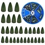 OROOTL Bullet Fishing Weights Sinkers Kit, 29/83pcs Worm Weights Assortment Bullet Sinkers Slip Weight for Bass Fishing Texas Rigs Carolina Rig Freshwater Saltwater Gear Tackle