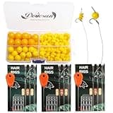 Dovesun 41PCS/151PCS Carp Fishing Hair Rigs Baits Carp Rigs Kit Fishing Equipment Accessories Size #6/#4/#2