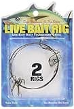 Boone Single Hook # 1 Live Bait Rig (Pack of 2), 1# 4 Treble Hook