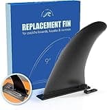 Paddle Board Fin - 9" Replacement for iSUP/Inflatable Paddle Boards, Kayak, Canoe Stand Up Plastic Fin