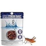 Naturally Preserved Fishing Bait – 2-Year Shelf-Stable, Ideal for Freshwater & Saltwater Fishing, Grasshoppers 8pcs