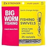 Fishing Swivels - Bass - Pike - Trout - Walleye - Crappie - Bluegill - Panfish - Perch - Sunfish