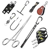 SF Fly Fishing Tools Kit Fishing Knot Tool and Line Clipper, Zinger Retractor, Hook Remover Forceps