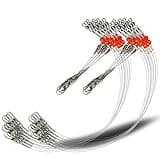 YOTO Fishing Leaders,Saltwater Tackle Rig with Swivels Snap, High-Strength Fishing Wire Gear Equipment for Lures Bait Or Hooks,1Arm and 2Arm