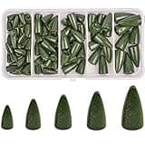 Bullet Sinkers Bass Fishing Weights Kit 88PCS Painted Worm Fishing Flipping Weight Texas Rig Weights Set for Bass Fishing (Green)