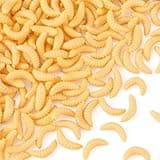 CustomyLife 150Pcs Fake Worms for Fishing, Bass Soft Maggots Baits Bread Worm Realistic Fishing Lure, Plastic False Wax Worm for Freshwater Ice Lure Fishing