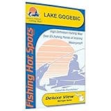 Gogebic Fishing Map, Lake