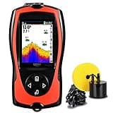 LUCKY Portable Fish Finder Handheld Kayak Fish Finders Wired Fish Depth Finder Sonar Sensor Transducer for Boat Fishing Sea Fishing