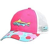 EDTREK Elite Youth Performance Mesh Hat - Boys Girls Hunting Hat and Fishing Hat (Pink - Pixies Camo)