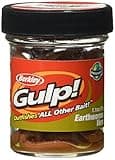 Berkley Gulp! Earthworm , Brown, 4-Inch