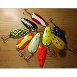Unexcelled Fishing 5-Piece 7/8 oz Nickel Spoon Assortment - Trout & Northern Pike